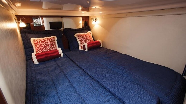46ft Regal yacht master stateroom charter solutions