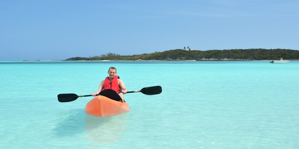 kayaking in the Bahamas