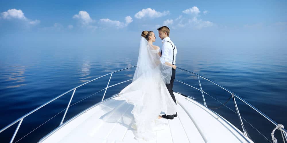 Florida yacht wedding